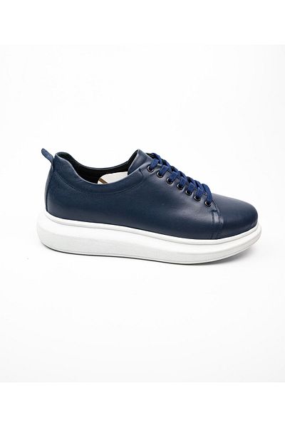 Nobel 1058 Pantofi casual pentru bărbați din piele bleumarin