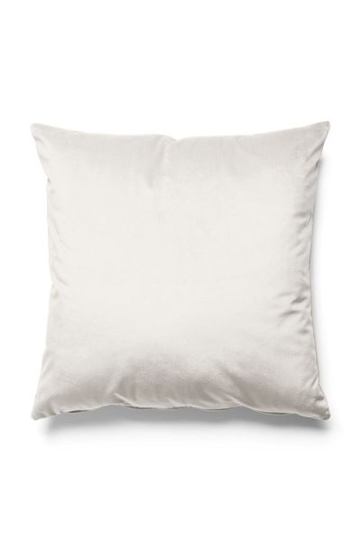 Pilloveland Solid Color - Single Color Throw Pillow Cover Upholstery Suede Fabric - Ecru