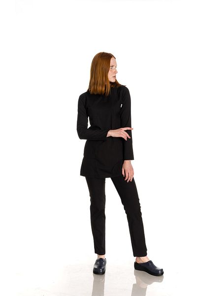 TIPMOD Lycra Black Tunic Hijab Nurse Jersey