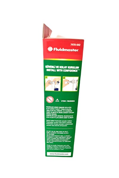 Fluidmaster Vitra, Kale, Serel, Creavit, Bocchi Uyumlu Gömme Rezervuar Doldurma Grubu (3/8", 1/2", 1/2")