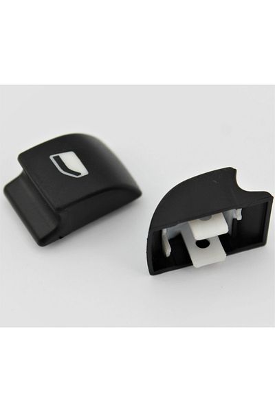 İDEAL OTOMOTİV Peugeot 307 Citroen C4 C5 Glass Button Cover 1 Piece