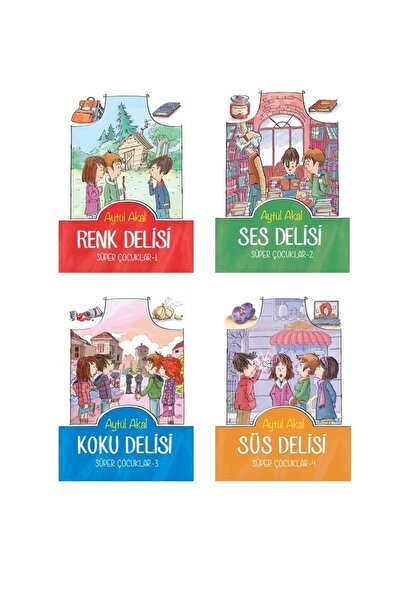 Tudem Yayınları Süper Çocuklar Serisi 4 Kitap Set Aytül Akal
