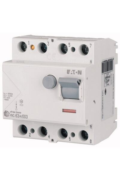 Eaton 194695 Artık Akım Devre Kesiciler (ac Tipi) 4x63a, 6ka, 30ma