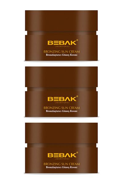 Bebak Bronzing Cocoa Extract Sunscreen - 100 Ml, 0 Spf, 3 Pieces