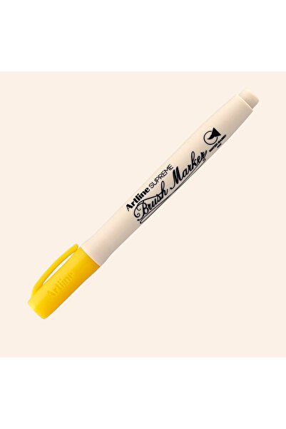 artline Carioca Supreme, flexibilní hrot (typ štětce) - žlutý