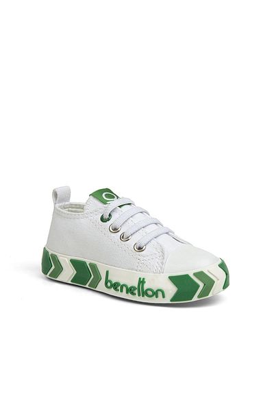 Benetton ® |   Bn-30642 - 3394 Alb Verde - Pantofi copii