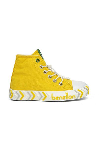 Benetton ®| Bn-30645 - 3394 Yellow - Kids Sneakers