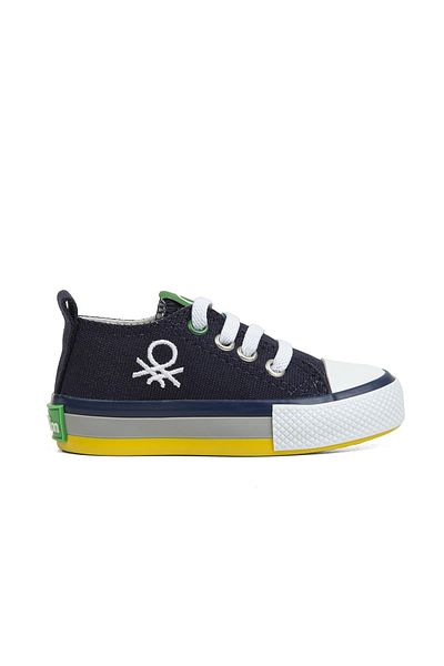 Benetton ®| Bn-30652 - 3394 Dark Navy Blue - Children's Sneakers