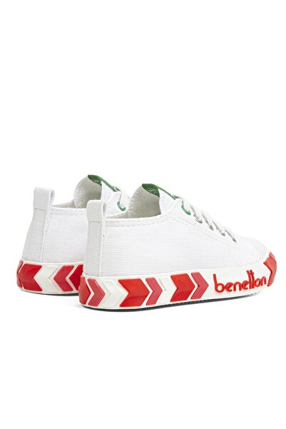 Benetton ® |   Bn-30643 - 3394 Alb Fuchsia - Pantofi sport pentru copii