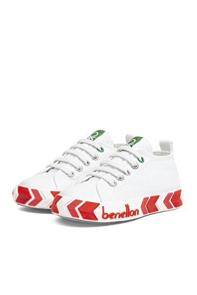 Benetton ® |   Bn-30643 - 3394 Alb Fuchsia - Pantofi sport pentru copii