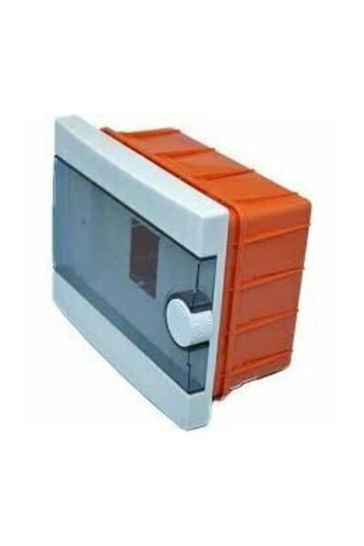 abnturk Ekonomik Dekoratif Sıva Üstü Montaj 2-6'lık Sigorta Otomat Kutusu Kil...