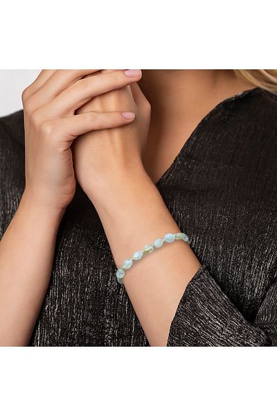 Tesbihane Macrame Braided Natural Cut Citrine Natural Stone Women's Bracelet