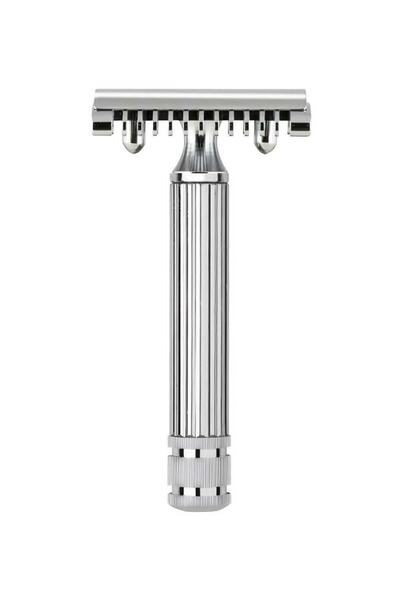 Fatip 42107 Grande Tradițional Razor Razor din trei piese Cromată Lamă de băr...