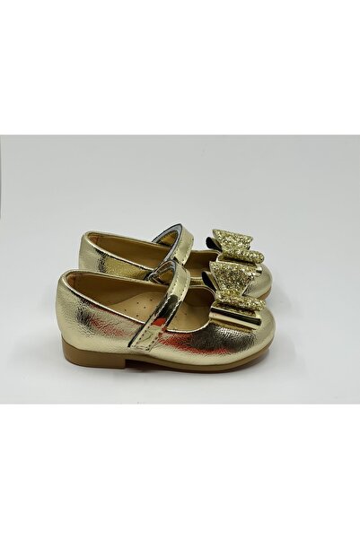 STORMY Κοριτσίστικες ορθοπεδικές μπαλαρίνες με χρυσό φιόγκο