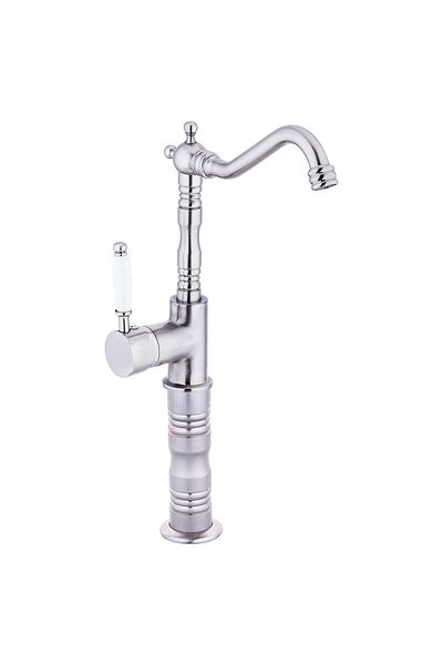 LPD LİDER Lpd Mix Porcelain Rustic Antique-black-white-chrome Gold Bowl Sink Faucet