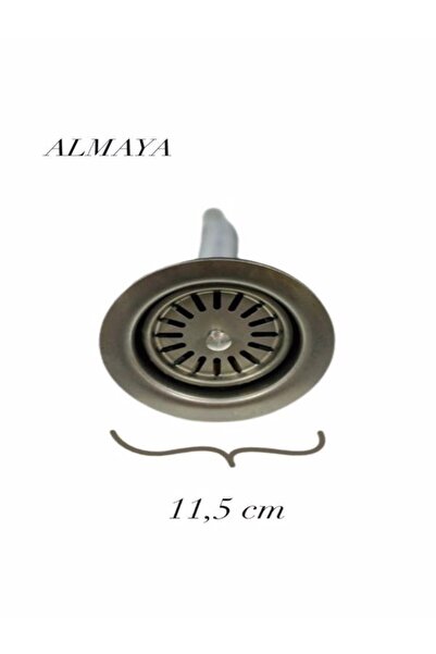 ALMAYA TOOLS Lavabo Ve Eviye Sifonu Geniş Ağızlı - Ürün Çapı 11,5 Cm