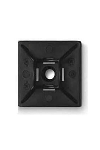 TORK Trk-1919y-b Siyah 19x19mm Yapışkanlı Kroşe (100 Lü Paket)