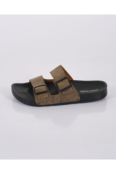 Pierre Cardin Ανδρικές Παντόφλες Χακί 2spc7018