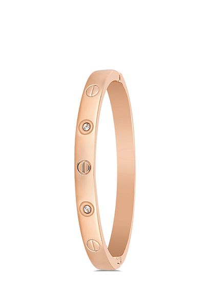 Twelve Cart Model Jewelled Steel Bracelet