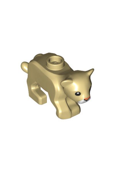LEGO Beige Colored Original Lion Cub