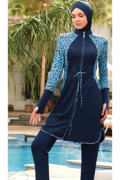 Adasea 4431 Full Size Design Hijab Swimsuit