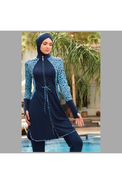 Adasea 4431 Full Size Design Hijab Swimsuit