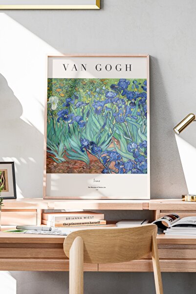 BobArt Van Gogh Çerçevesiz Poster Duvar Tablosu Poster Modern Premium Tablo D...