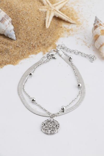 Sortie Aksesuar خلخال على شكل شجرة الحياة من حجر الزركون 008