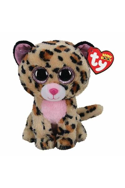 Toy Beanie Boo Livvie Pink Leopard 24 Cm 36490 (36490)