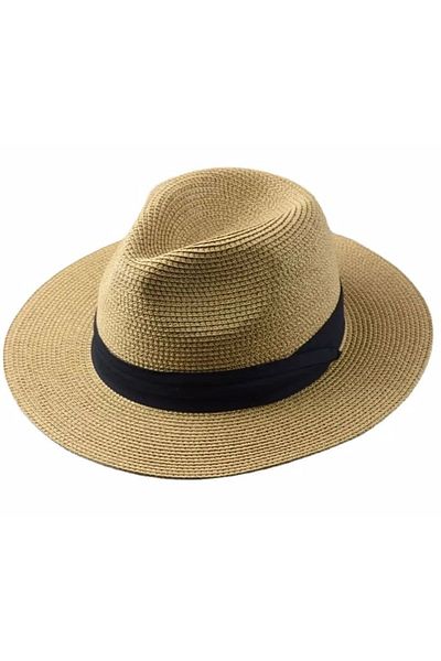 Uniquerrs Men's Straw Fedora Hat