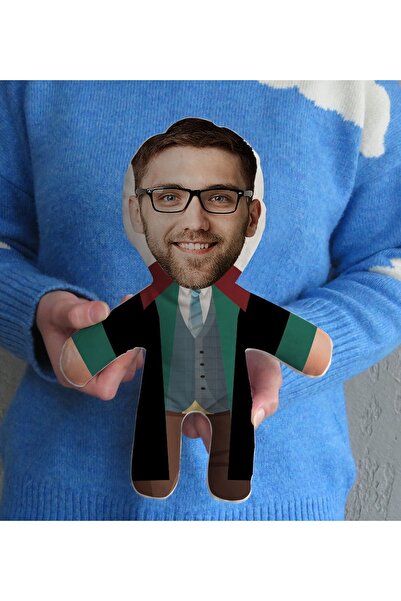Bk Gift Kişiye Özel Fotoğraflı Erkek Avukat Tasarımlı Bebek Yastık Avukat Hed...