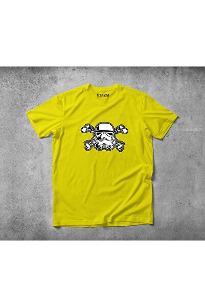 Freeyez Storm Trooper majica sa prekriženim kostima, unisex, od češljanog pamuka
