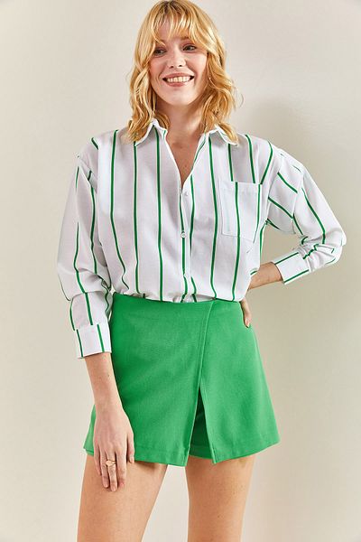 Bianco Lucci Women's Mini Skirt with Shorts