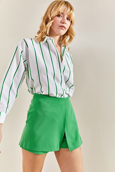 Bianco Lucci Women's Mini Skirt with Shorts