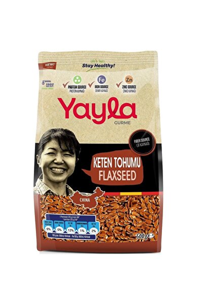 Yayla Gurme Keten Tohumu 500 Gr X 2 Adet