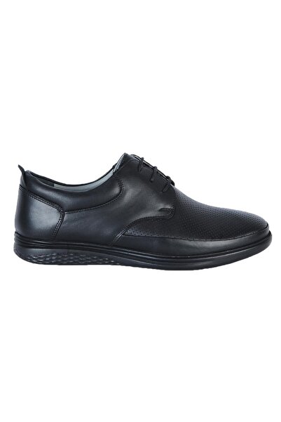 Balayk 1092 Black Lz Leather Men's Casual Shoes