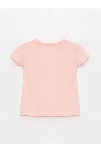 LC Waikiki Dívčí tričko Lcw Baby Crew s krátkým rukávem