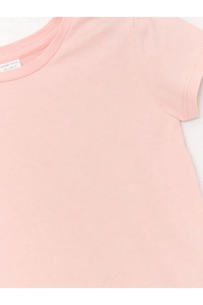 LC Waikiki Βρεφικό μπλουζάκι Lcw Baby Crew με λαιμόκοψη με κοντό μανίκι