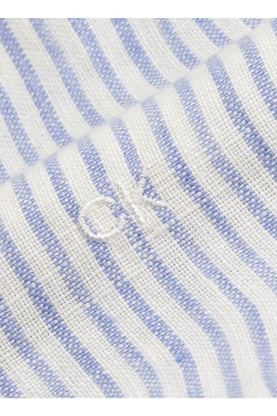 Calvin Klein Cămașă pentru bărbați, albastră, cu guler cu nasturi, slim fit K10k 1093320 g0