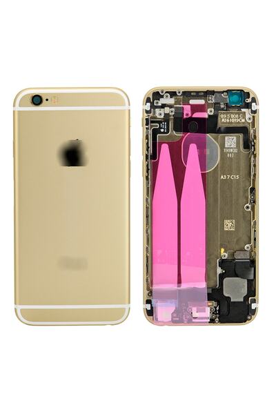 Genos Iphone 6s Plus Uyumlu Dolu Kasa Gold (altın Renk) Şarj Soketi+on Off Fl...
