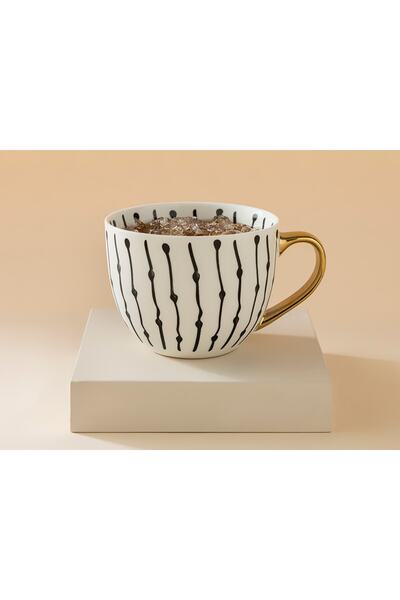 English Home Chic Touch New Bone China Kupa 450 Ml Siyah