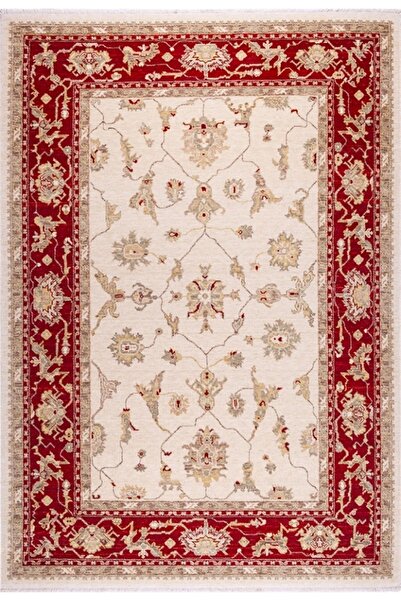 Crea Halı Crea Oda Halısı Klasik 133x190 Demirci Yün 8007 Kırmızı