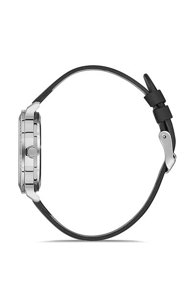 FERRO Black Leather Cord Women's Wristwatch Fl21242b-a