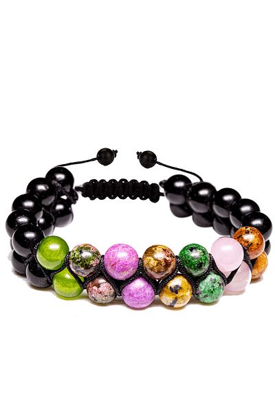 Tesbih Atölyesi Certified Masculine Energy Natural Stone Bracelet - Mix