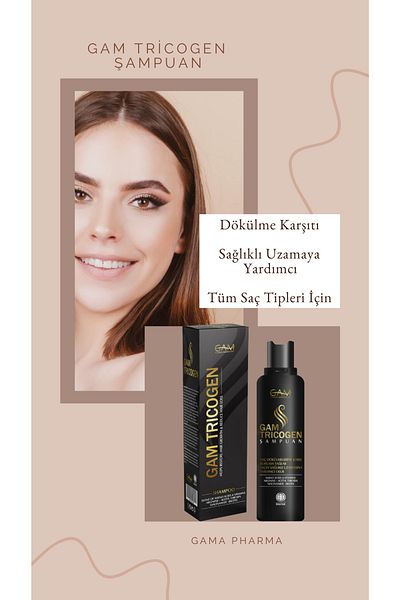 GAM Tricogen Anti-Shedding - Protects from Hair Breakage and Gives a Healthy Look 275ml Shampoo