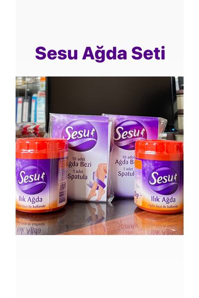 Sesu Ilık Ağda Ve Ağda Bezi Seti X 2