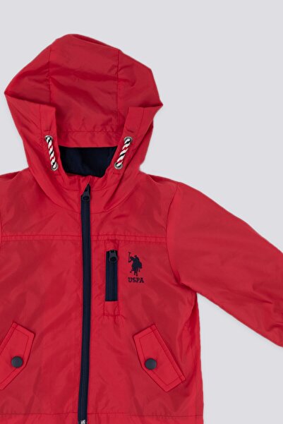 U.S. Polo Assn. Baby Boy Red Baby Coat