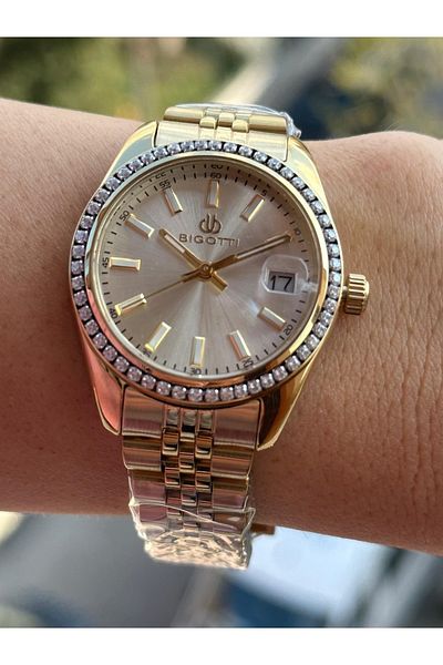Bigotti Sport Stylish Stoned Women's Wristwatch