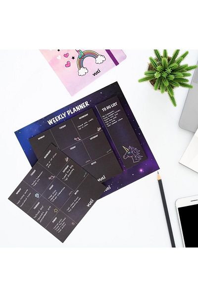 GENC DIJITAL BASKI Table Top Weekly Planner Notebook