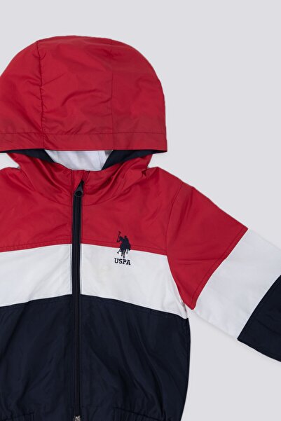 U.S. Polo Assn. The Radiance Of Colors Red Baby Boy Raincoat